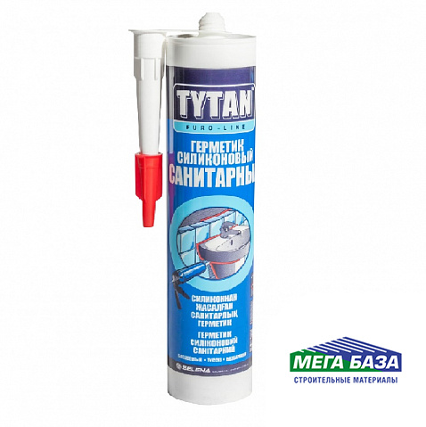 Герметик силиконовый санитарный прозрачный Tytan 310 мл