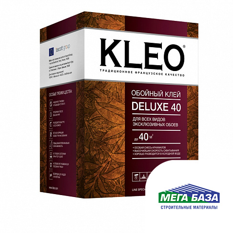 Клей для всех видов эксклюзивных обоев DELUXE Kleo 500 гр
