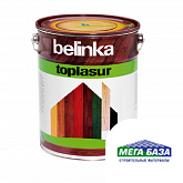 Защитно-декоративная пропитка для древесины BELINKA TOPLASUR цвет орех 2,5 л