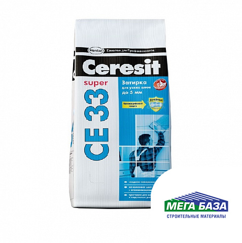 Затирка Ceresit CE33 №64 цвет мята 2 кг