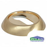 Накладка под цилиндр круглая Morelli MH-KH SG/GP цвет матовое золото/золото