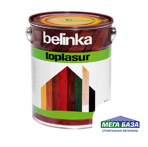 Защитно-декоративная пропитка для древесины BELINKA TOPLASUR цвет лиственница 2,5 л